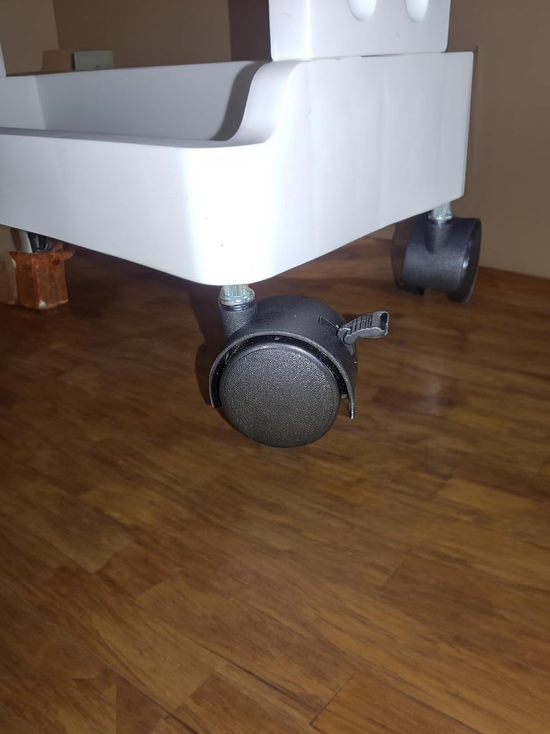 Cyrox 2Tier 3Tier Space Saving Storage Rack Dining Side Corner Kitchen cart Trolley Fruit Vegetable Snacks Storage Basket for Bathroom Shelves Room Household Office 3 Layer Slim - Image 5