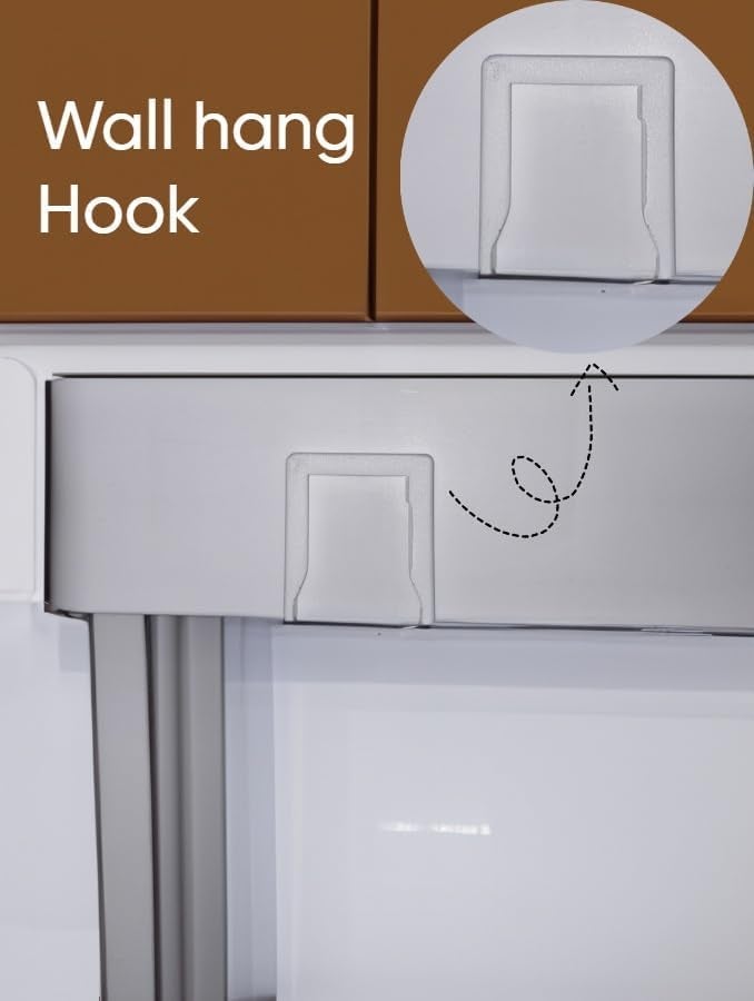 Cyrox 2Tier 3Tier Space Saving Storage Rack Dining Side Corner Kitchen cart Trolley Fruit Vegetable Snacks Storage Basket for Bathroom Shelves Room Household Office 3 Layer Slim - Image 4