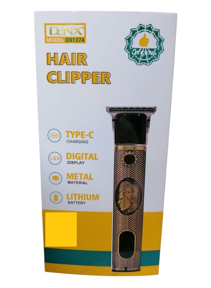 دينكس مجموعة ماكينة قص الشعر الاحترافية القابلة للتعديل بقوة 5 وات بتصميم معدني أنيق - Image 3