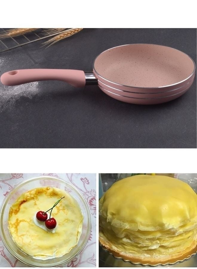 Happy Home Granite Frying Pan, Non-Stick Cooking Pan for Cooking Steaks, Fried Eggs, Beef, Pancakes - 14cm - Image 4