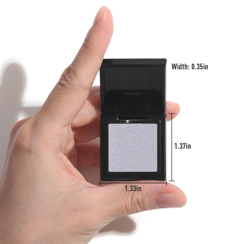 UCANBE Blue Spark Single Eyeshadow Palette, Highly Pigmented Shimmer Eye Shadow Powder, Professional Long-Lasting Waterproof Makeup Palette - Image 5