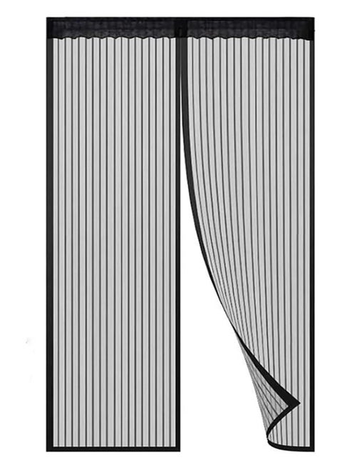 Magnetic Screen Door Heavy Duty Anti Mosquito Mesh Automatic Closing Mosquito Net Portable Mesh No Drilling Fly Repellent Insects 120 X 220CM