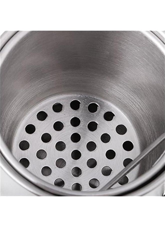 Generic 2Pcs Stainless Steel Artist Portable Brush Washer, Paint Brush Cleaner with Large Capacity Wash Tank & Remove Able Screen  - Image 2