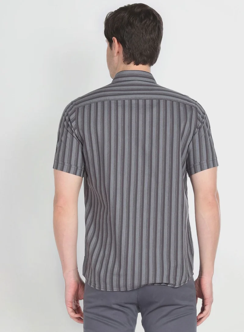 Arrow Striped Regular Fit Shirt