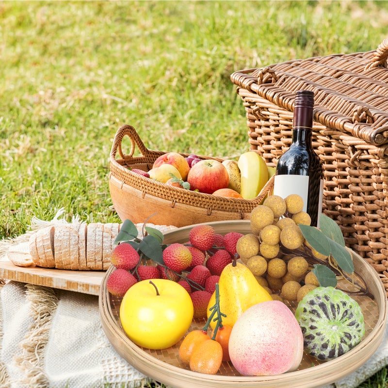 Woven Drying Tray Drying Food Fruit Basket Multi-functional Food Snacks Tray - Image 5
