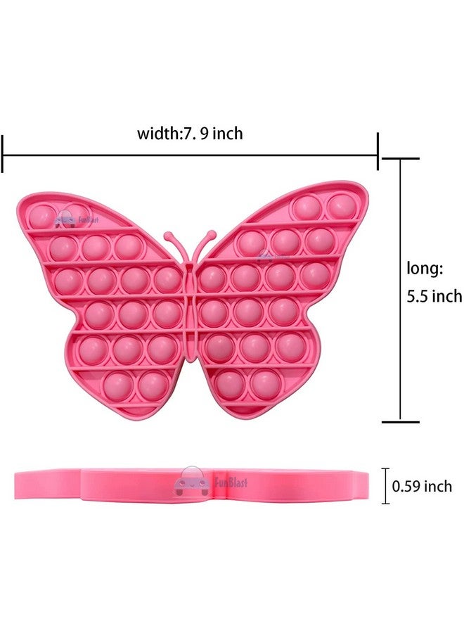 FunBlast Pop It - Popit Game, Poppet for Kids, Pop It Toy, Pop It Toys for Kids, Butterfly Pop It Toy, Pop It Fidget Toy, Pop It Big, Pop It for Girls, Pop It for Boys, Stress Relief Toys (Pack of 2 Pcs) - Image 4