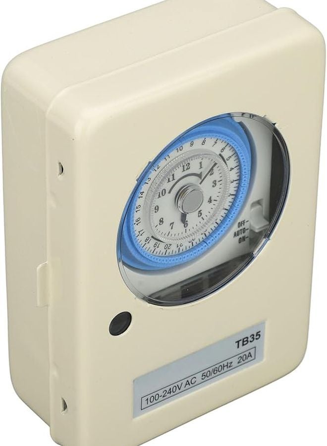 24 Hour Mechanical Timer Switch Iron Box Cover Battery Operated Industrial Production - Image 2