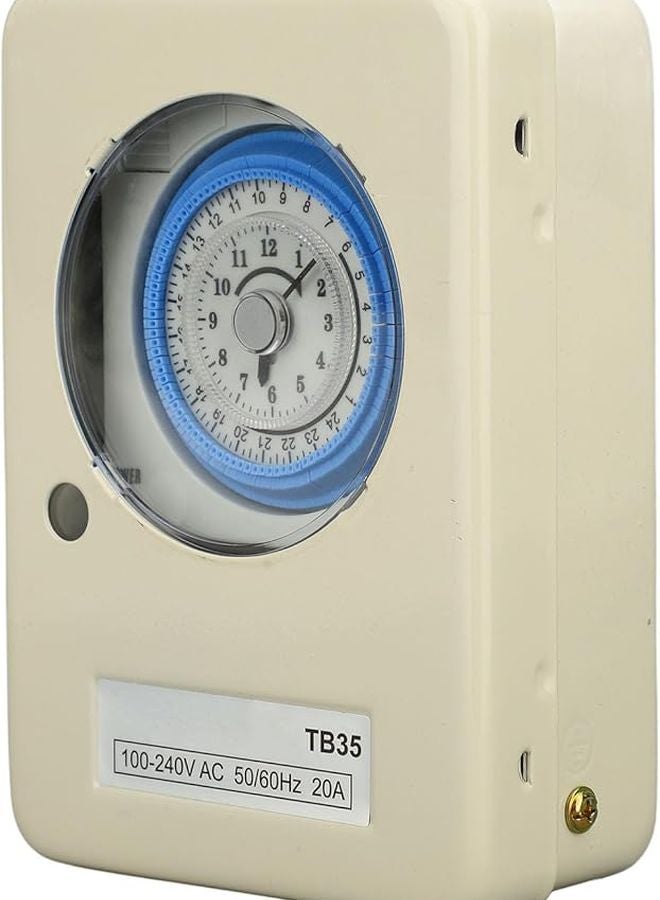 24 Hour Mechanical Timer Switch Iron Box Cover Battery Operated Industrial Production - Image 4
