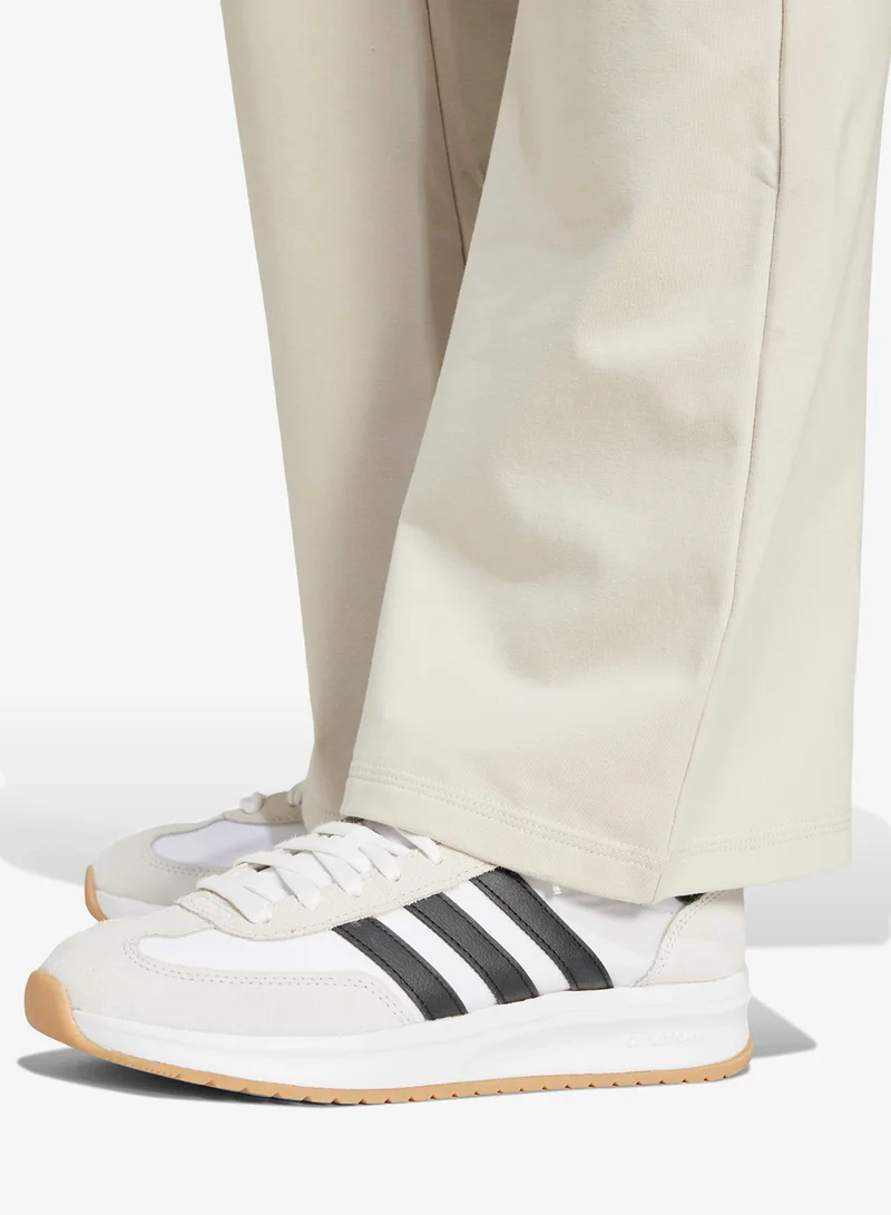 Adidas WONALU/WHITE Essential Small Logo Flared Leggings for Women | Best Price UAE