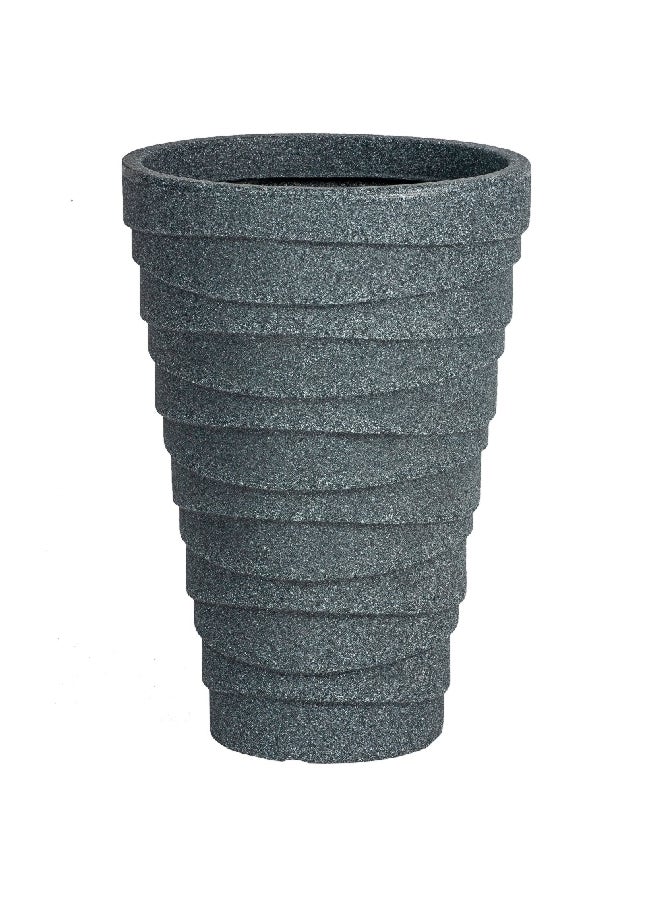 ستراتا تروجان آش وعاء نباتات متوسط الحجم مقاوم للعوامل الجوية - 56 × 38 سم GN565-ASH