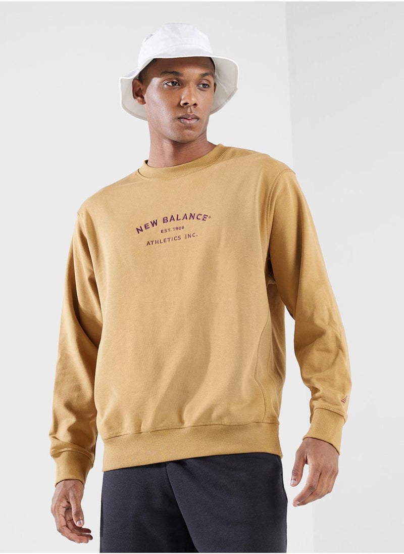New Balance Athletics French Terry Relaxed Arch Hoodie - Image 1