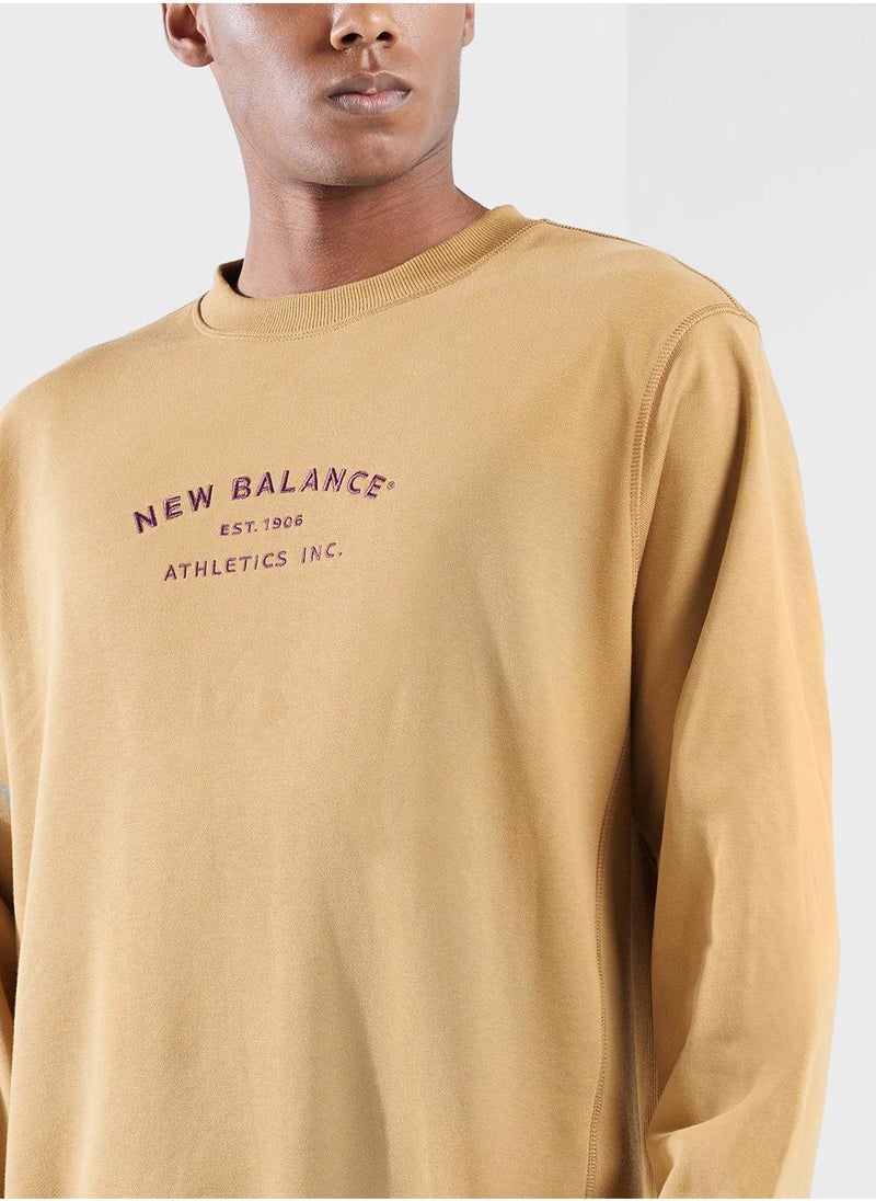New Balance Athletics French Terry Relaxed Arch Hoodie - Image 3