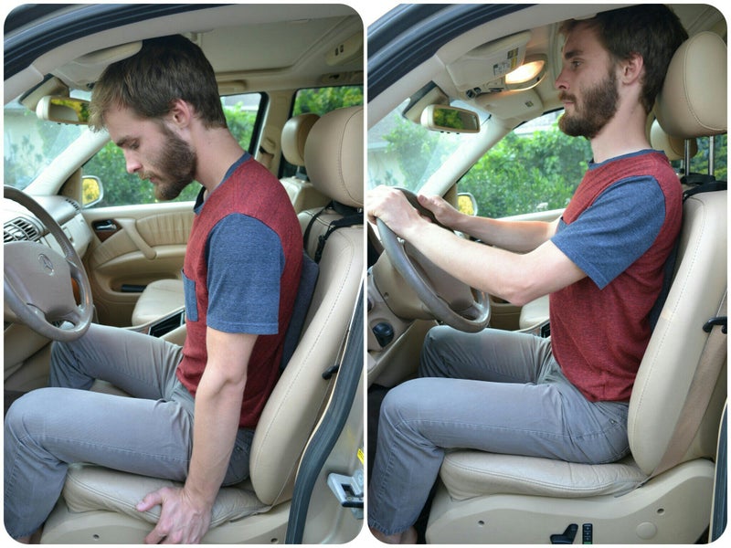 Gokhale Method Stretchsit Cushion Lumbar Support/backrest for Chairs/car Seats - Spinal Traction/Decompression for Relief from Lower Back Pain, Neck Pain, Shoulder Pain, Fibromyalgia - Image 4