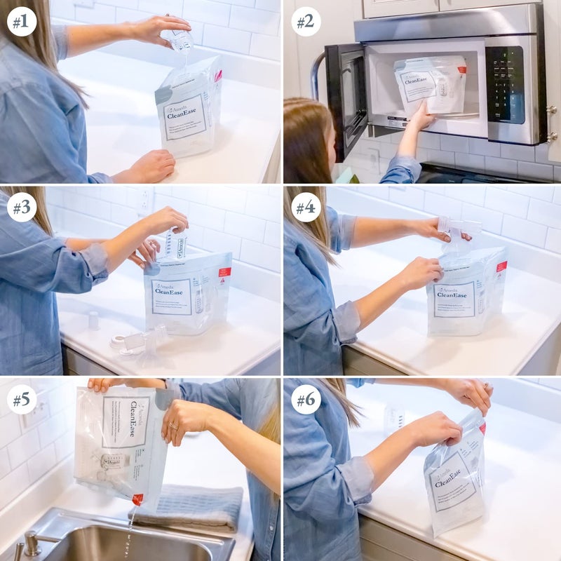 Ameda CleanEase Microwave Steam Sanitization Bags, 7 Count - Image 4