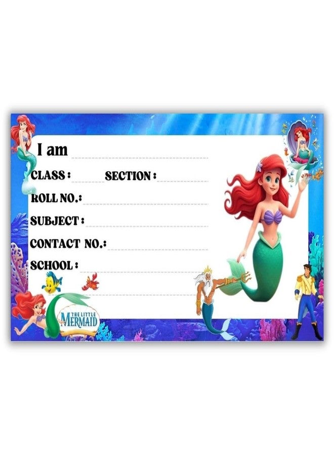 AanyaCentric 36nos Cartoon Printed Name Sticker for Kids | 4 x 2 inch | Self Fill in Sticky Labels for Book Register Copy - Image 1