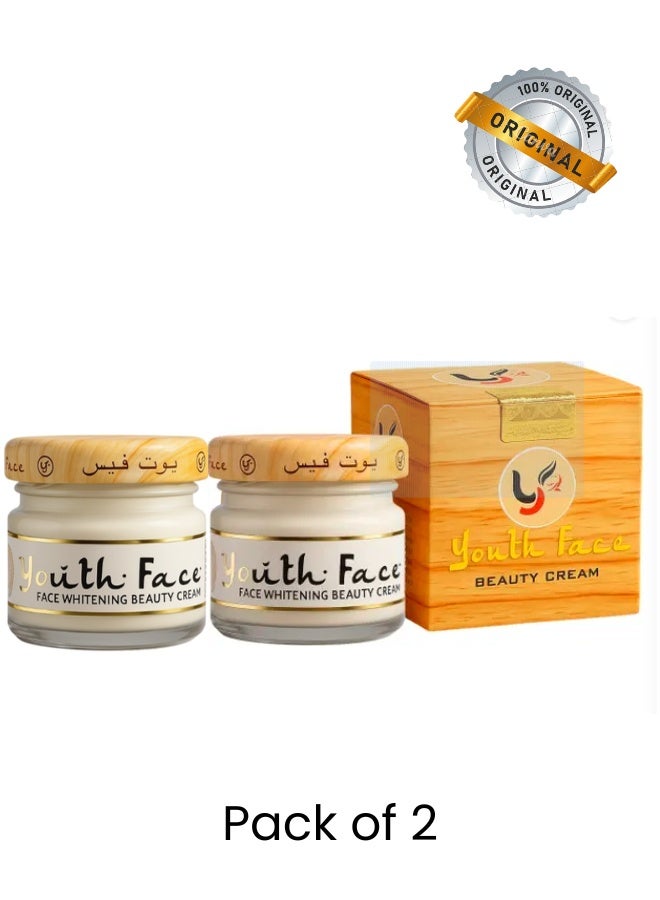 Youth Face Original Whitening Beauty Cream  (30 g) Pack of 2 - Image 1