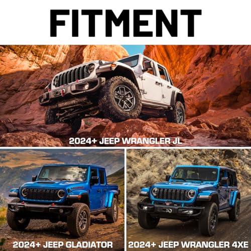 Bulletpoint Mounting Solutions Metal PicatinnyStyle Rail Device Mount with Universal Phone Holder Action Camera Mount Compatible with 2024 Jeep Wrangler JL Gladiator - Image 3