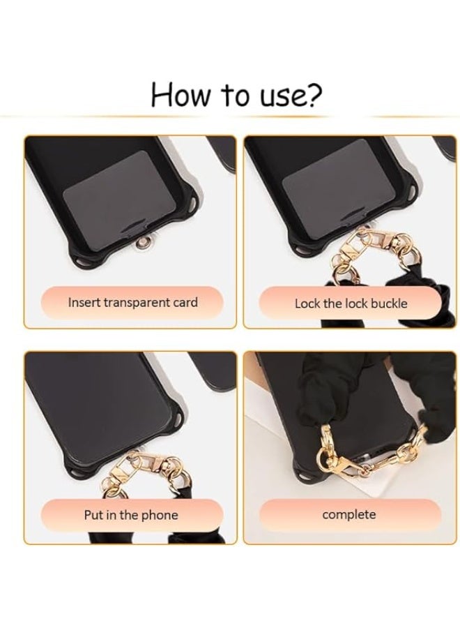 Cell Phone Pendant Strap Wristlet Mobile Phone Case Wrist Strap Chain for Purse Backpack Bag Keychain Accessories - Image 3