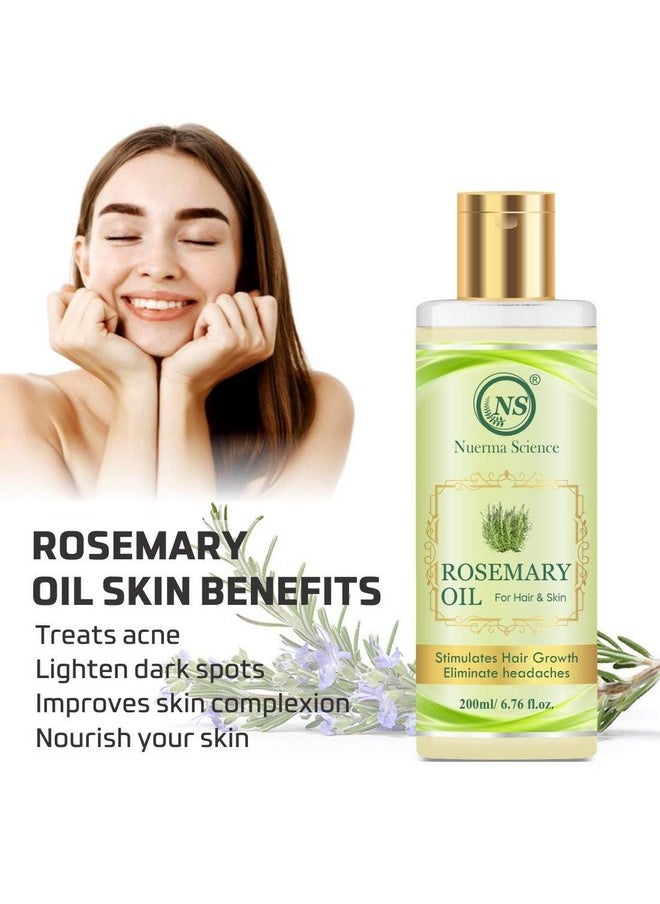 Nuerma Science - Rosemary Oil (Hair Oil) 400 Ml (Pack Of 2, 200 Ml Each) - Image 1