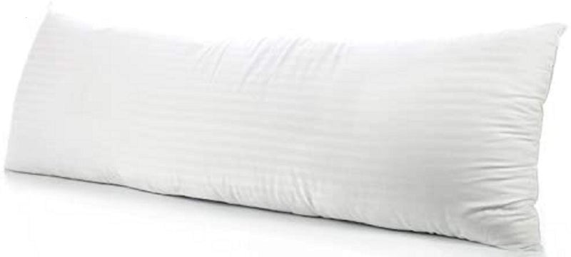 ATOOTFUSION Polyester Full Insert Body Pillow – Soft, Breathable Pillow for Side Sleepers (20 x 54 Inches, Large, White) - Image 1