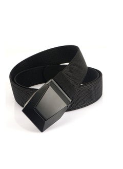 Nylon Stretch Belt, Elastic Belt Men, Tactical Belt for Men, Stretch Golf Belt, Hiking Rigger Webbing Work Belt with Heavy Duty Quick Release Buckle, Jeans Woven Elastic Belt