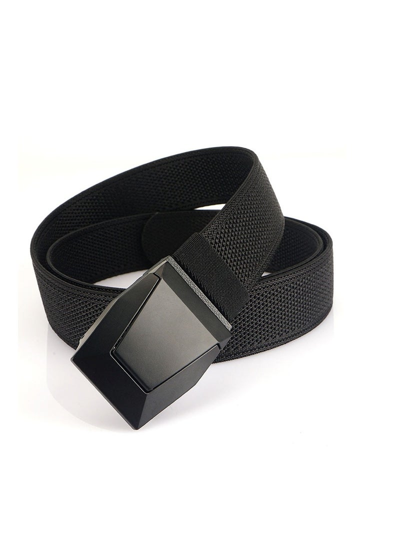 SYOSI - Nylon Stretch Belt, Elastic Belt Men, Tactical Belt for Men, Stretch Golf Belt, Hiking Rigger Webbing Work Belt with Heavy Duty Quick Release Buckle, Jeans Woven Elastic Belt - Image 1