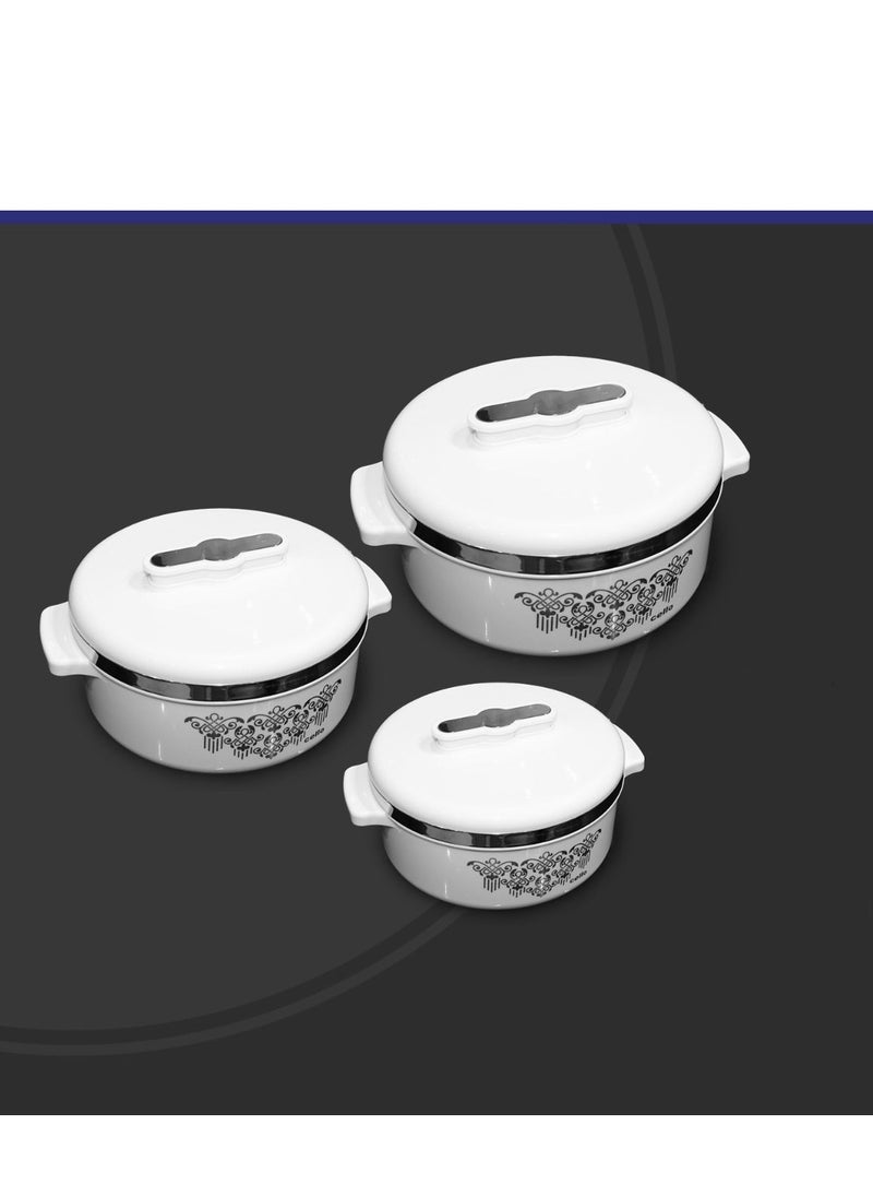 BASURRAH Royal Food Container Set 3 Pieces 1000/1500/2500ml  - Image 2