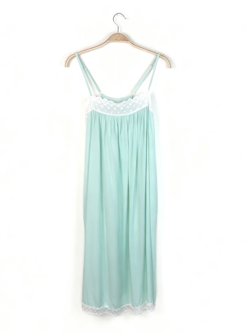 Orchid 2-Piece Lace Sleepshirt-Comfortable and Soft Nightgown - Image 3