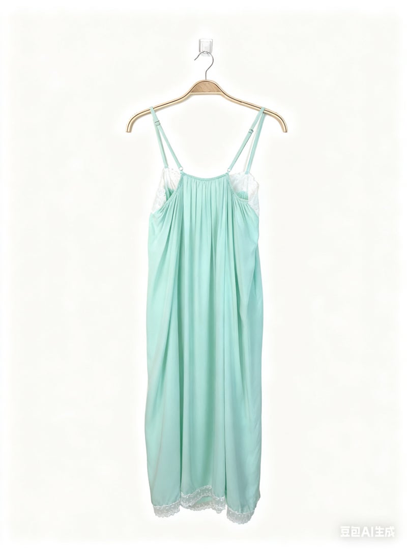 Orchid 2-Piece Lace Sleepshirt-Comfortable and Soft Nightgown - Image 4