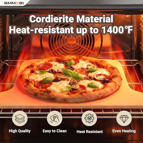 BMMXBI Cordierite Stone Baking Board Replacement for Ooni Koda 16 Gas Pizza Oven, Pizza Stone for Ooni 16 Pizza Oven, Pizza Baking Board Replacement for Ooni Koda 16, Ceramic Baking Stone Accessories - Image 4