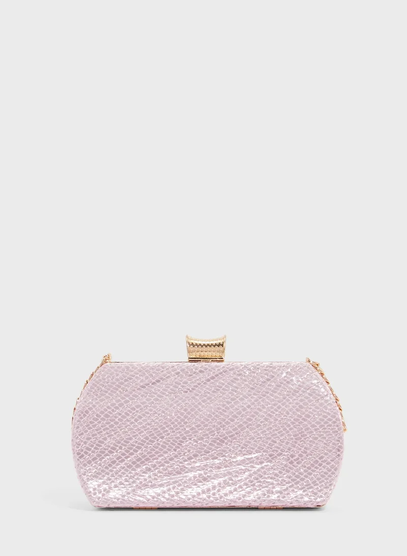 Ella Limited Edition Iridescent Clutch With Chain