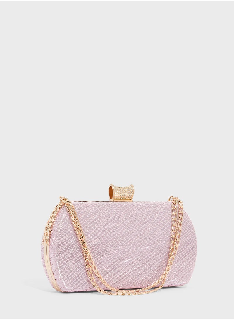 Ella Limited Edition - Iridescent Clutch With Chain - Image 1