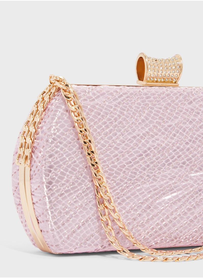 Ella Limited Edition - Iridescent Clutch With Chain - Image 1