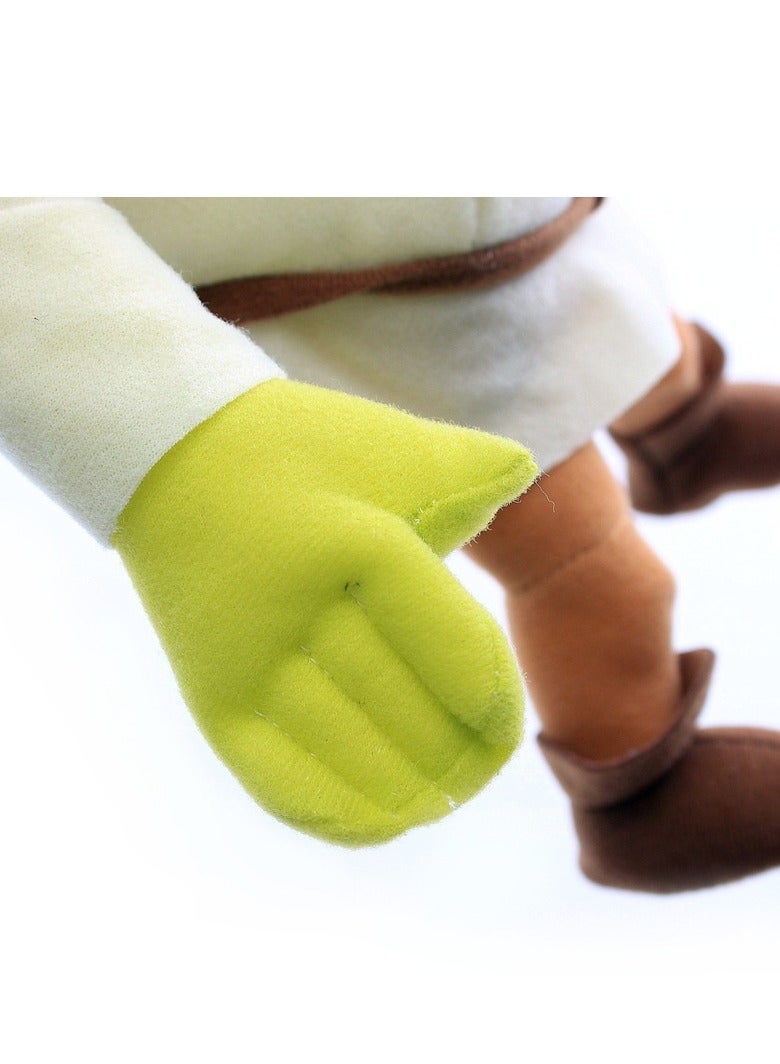 30cm-38cm Anime Uglying Cute Monster Shrek Plush Toy, Green Ogre Figurine Soft Stuffed Doll with Super Soft Short Fleece and PP Cotton Filling  - Image 5