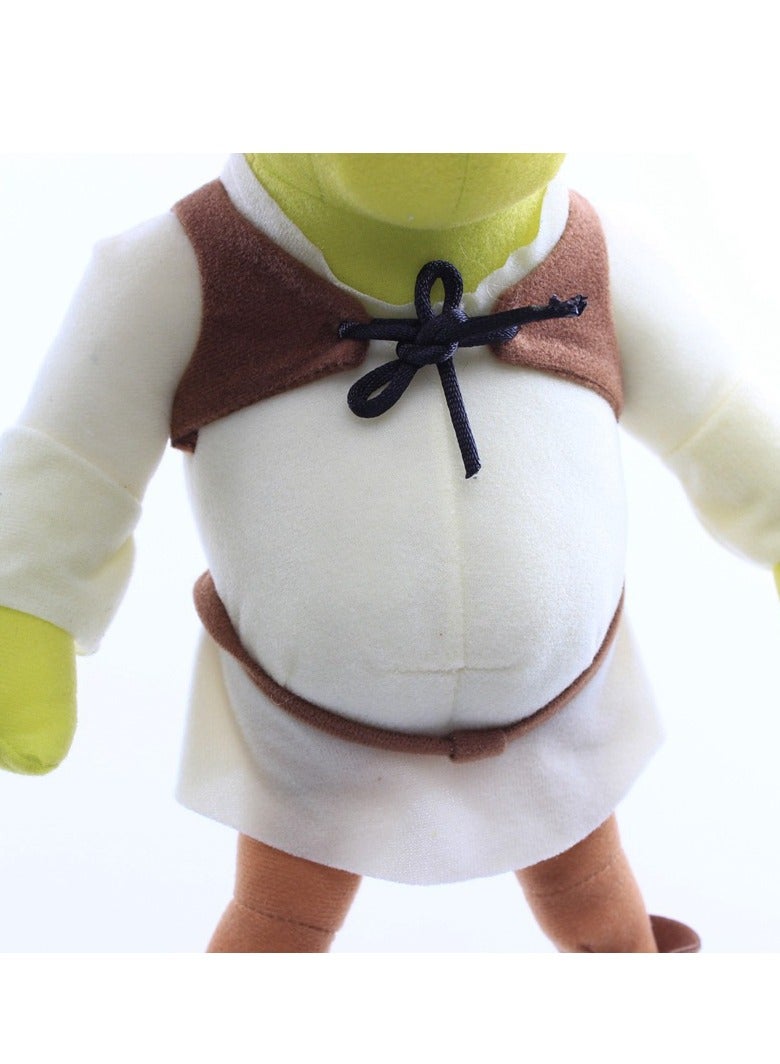30cm-38cm Anime Uglying Cute Monster Shrek Plush Toy, Green Ogre Figurine Soft Stuffed Doll with Super Soft Short Fleece and PP Cotton Filling  - Image 4