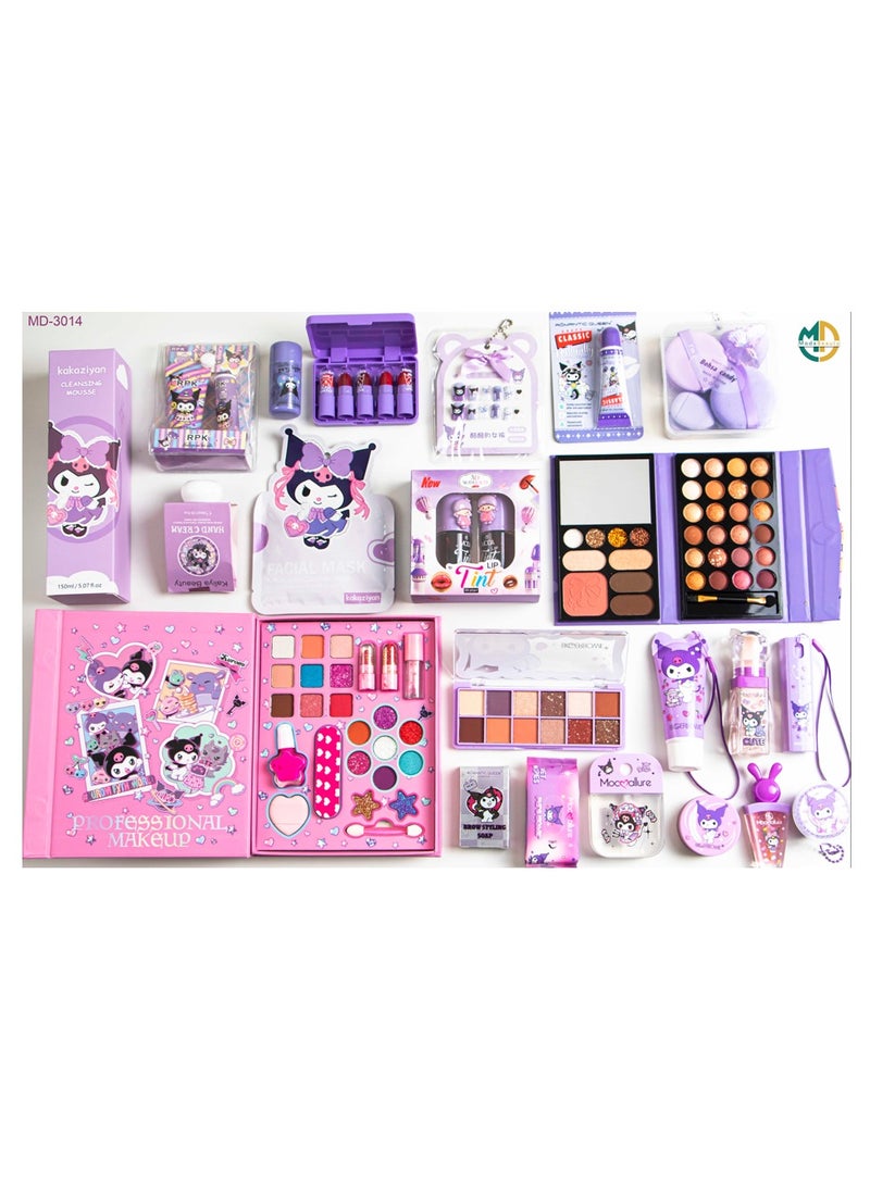 40-Piece Makeup Set for Children, suitable for all skin types