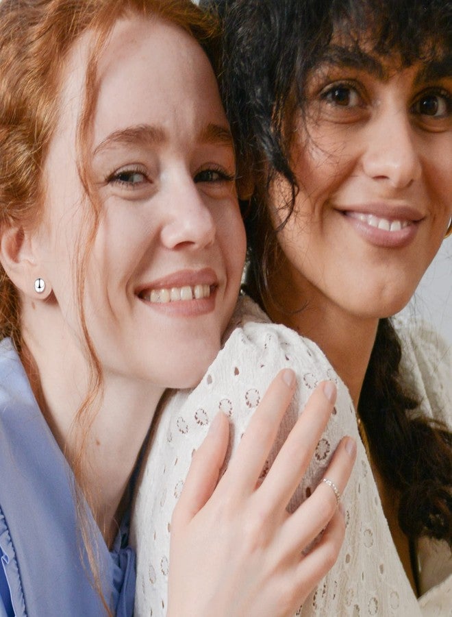 MJust Small Titanium Earrings for Women G23 Titanium Stud Earrings for Sensitive Ears Dot Ball Cubic Zirconia Hypoallergenic 20G Flat Back Earrings (Ball) - Image 5