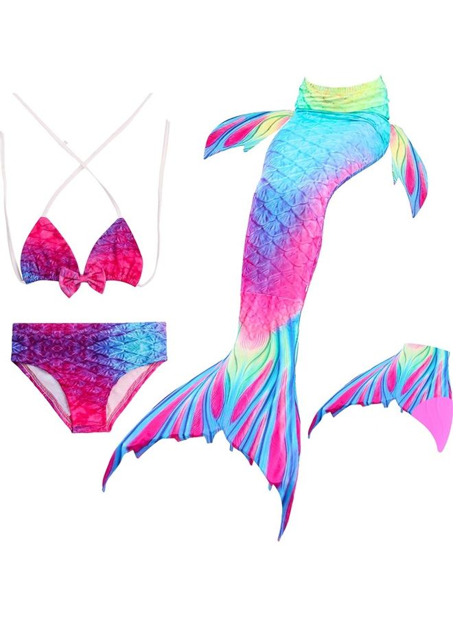 NIBEMINENT 4-Piece Mermaid Themed Costume Set 150cm - Image 1