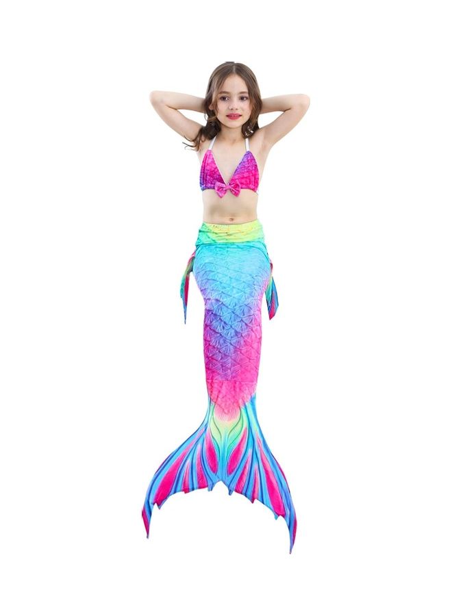NIBEMINENT 4-Piece Mermaid Themed Costume Set 150cm - Image 4