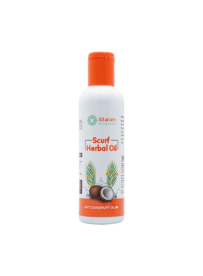 Sitaram Ayurveda Scurf Kerala Ayurvedic Herbal Oil for Hair 100ml, Cures Dandruff, Soothes Dry and Itchy Scalp, Stimulates and Cleanses Hair Follicles - Image 1