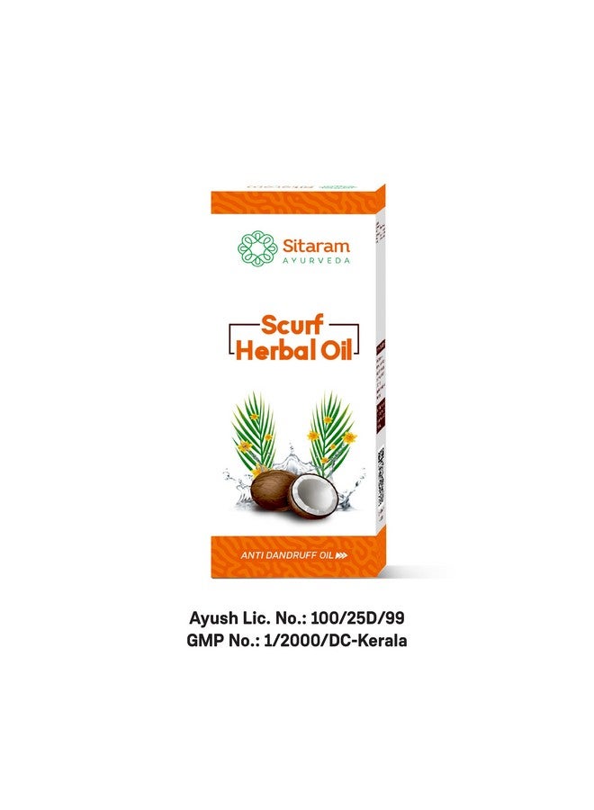 Sitaram Ayurveda Scurf Kerala Ayurvedic Herbal Oil for Hair 100ml, Cures Dandruff, Soothes Dry and Itchy Scalp, Stimulates and Cleanses Hair Follicles - Image 2