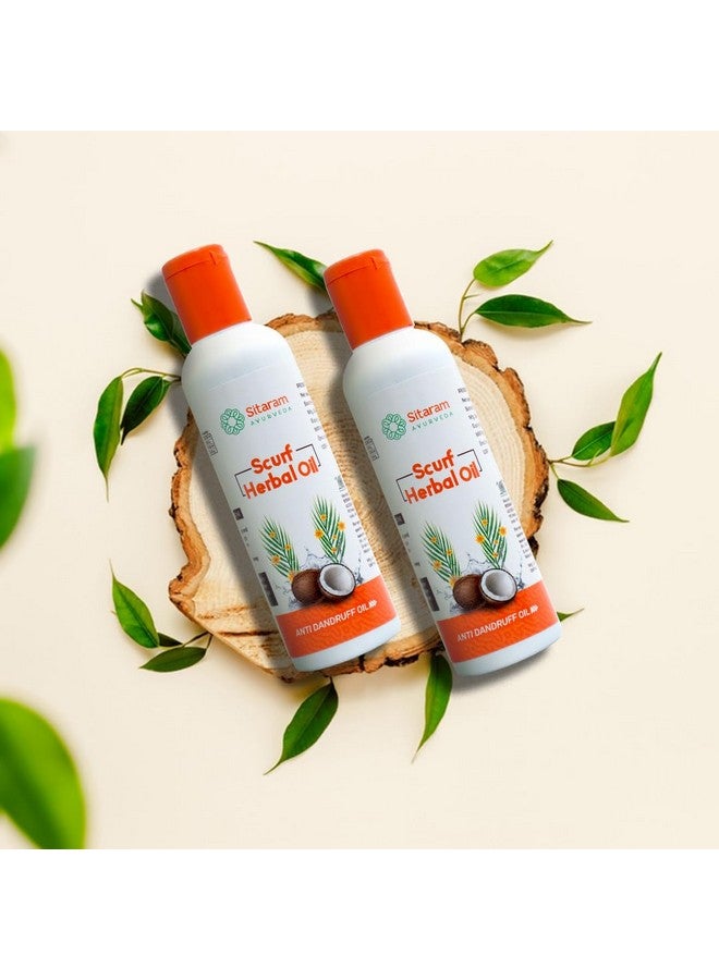 Sitaram Ayurveda Scurf Kerala Ayurvedic Herbal Oil for Hair 100ml, Cures Dandruff, Soothes Dry and Itchy Scalp, Stimulates and Cleanses Hair Follicles - Image 3