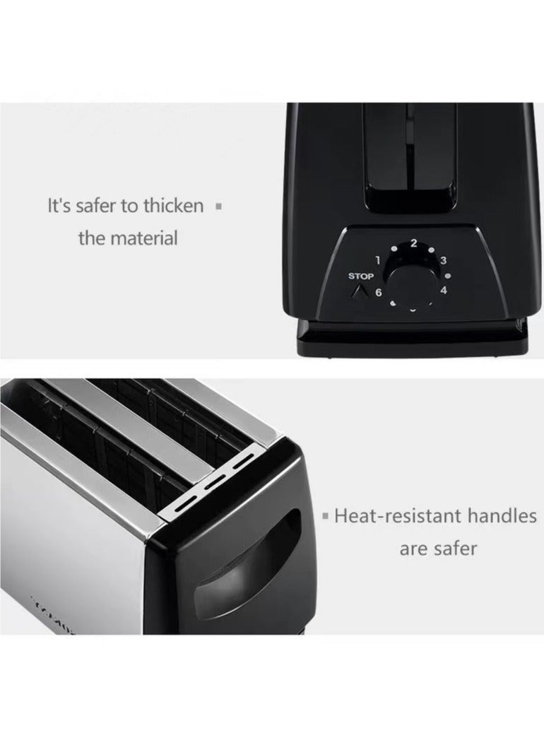 sokany 2-Slice Silver Bread Toaster - Electric Compartment- Sokany - Image 4