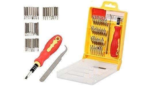 SP Electron Jackly Magnetic Screwdriver 31 in 1 Tool Kit - Yellow  - Image 2