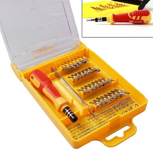 SP Electron Jackly Magnetic Screwdriver 31 in 1 Tool Kit - Yellow  - Image 3
