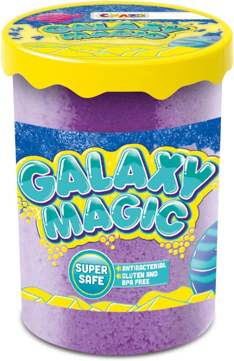 CRAZE Galaxy Magic 24461 Soft Children Clay in Tin with Melting Effect 40 g - Image 1