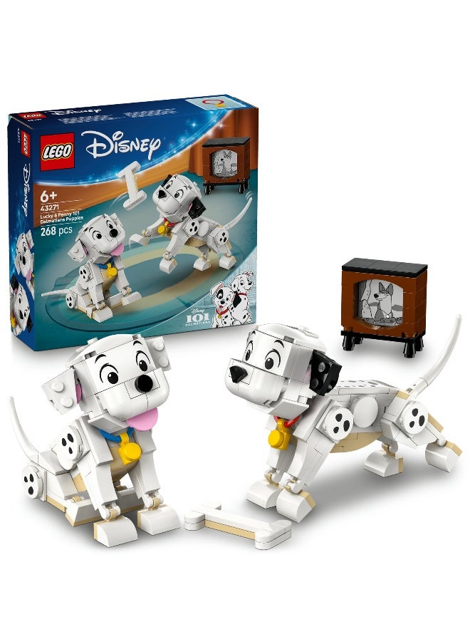 LEGO LEGO Disney Lucky & Penny 101 Dalmatians Puppies 43271 Building Set (268 Pieces)  - Image 1