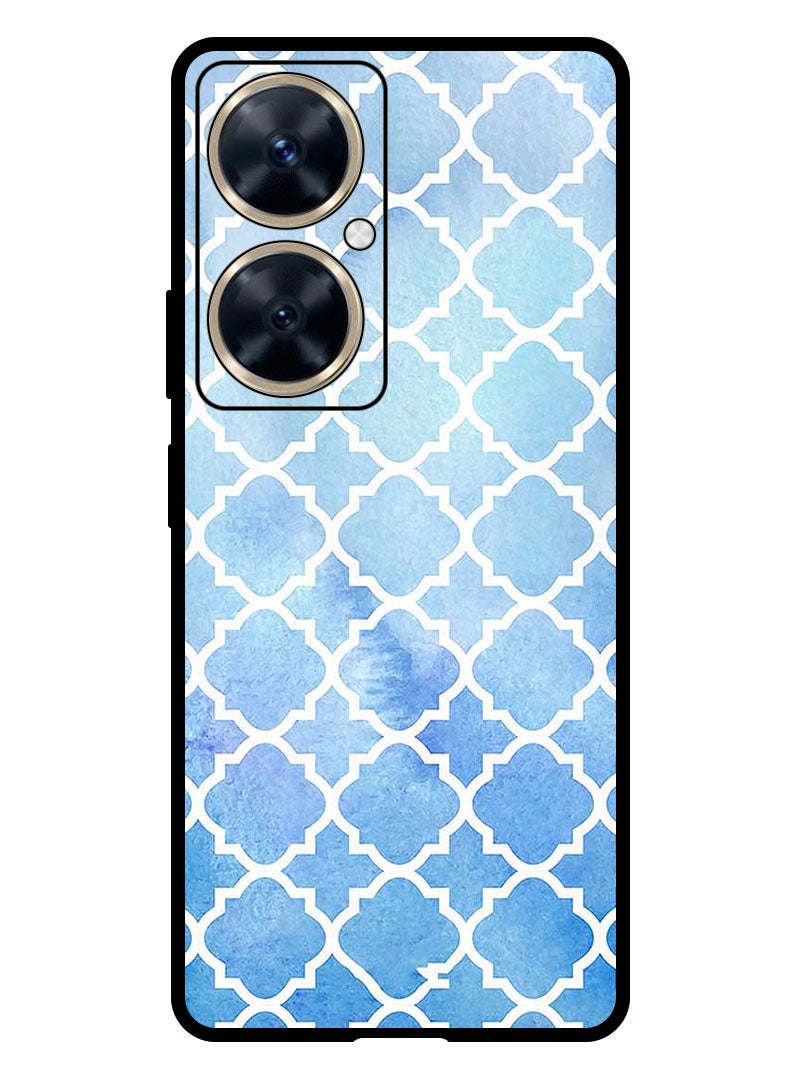 Theodor Protective Case Anti Scratch Shock Proof Bumper Cover For Huawei Nova 11i White Strokes - Image 1