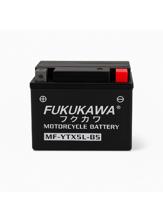 FUKUKAWA MF-YTX5L-BS 12V 5Ah AGM Motorcycle Battery, Maintenance-Free Sealed Lead Acid PowerSport Battery for Scooters, ATVs & Dirt Bikes - Image 1
