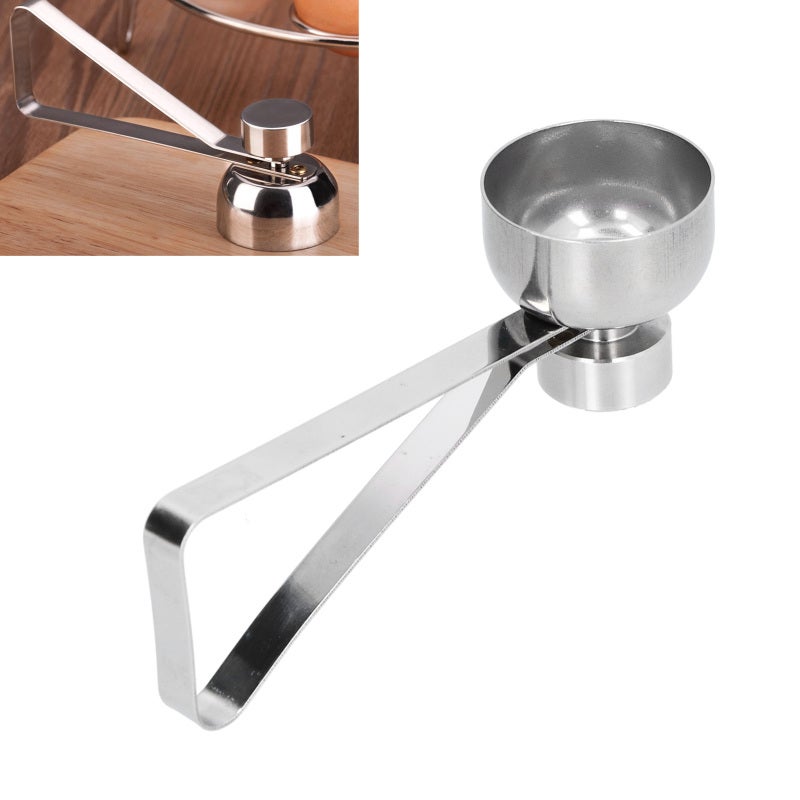 Stainless Steel Egg Topper - Durable Rust‑proof Eggshell Cutter With Smooth Edge Easy To Clean Egg Opener for Home Kitchen Restaurant Breakfast Prep - Image 3